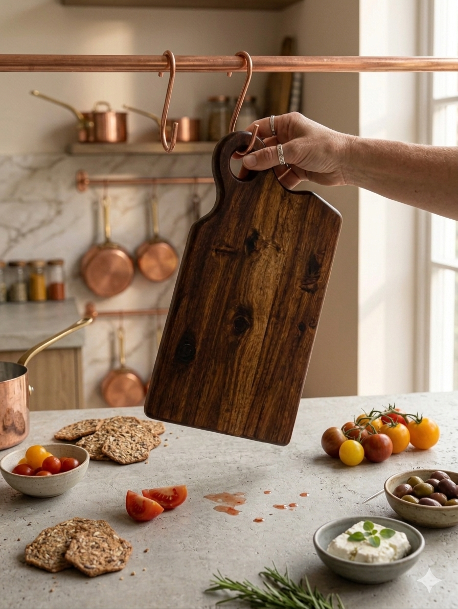 Handcrafted Sheesham Wood Cutting Board – Premium Serving & Chopping Board