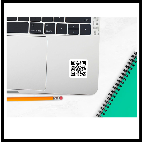 Fuck Off QR Code Sticker - Funny Prank Joke Gag Gift Idea for Best Friend - 3.5 x 3.5 inch - Vinyl Sticker Decal - Funny Sarcastic Decal Meme for Water Bottles or Laptop - Made in USA (2 Pack)