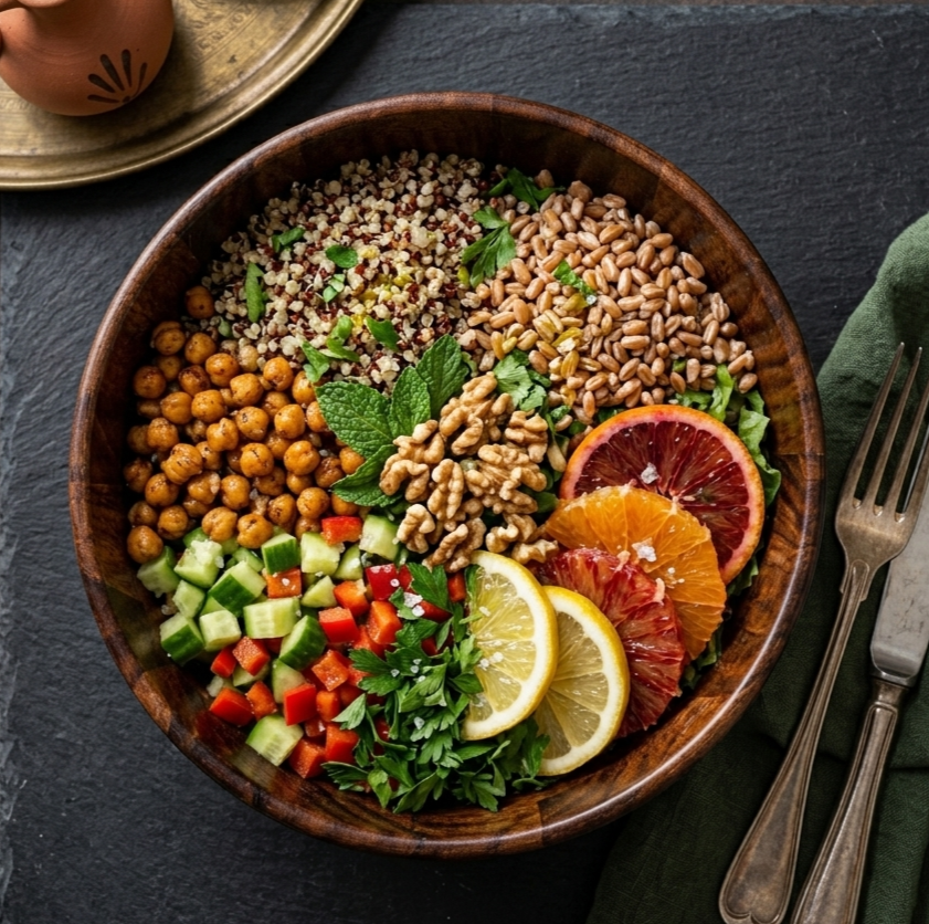Handcrafted Wooden Salad Bowl – Premium Natural Serving Bowl
