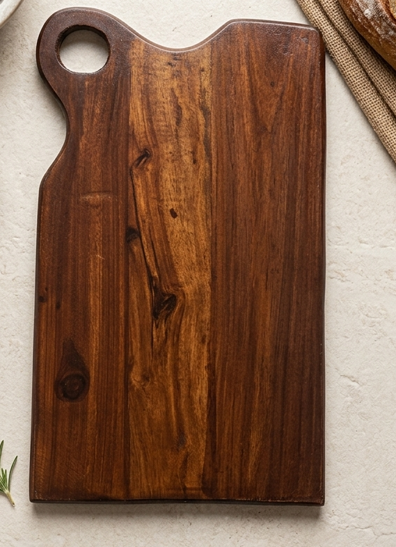 Handcrafted Sheesham Wood Cutting Board – Premium Serving & Chopping Board