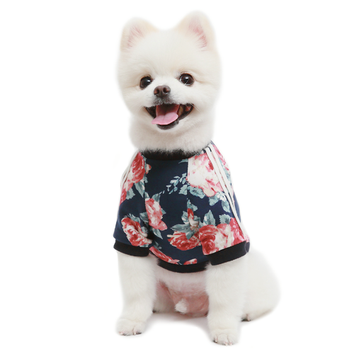 Flower Jersey T-shirt For Your Pets