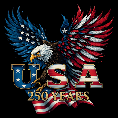 2pcs USA 250th Anniversary Merchandise - Patriotic 1776-2026 Vinyl Car Decals and Bumper Stickers for Cars, Trucks, Vehicles, 250 Years Commemorative Window Decal