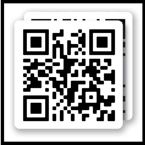 Fuck Off QR Code Sticker - Funny Prank Joke Gag Gift Idea for Best Friend - 3.5 x 3.5 inch - Vinyl Sticker Decal - Funny Sarcastic Decal Meme for Water Bottles or Laptop - Made in USA (2 Pack)